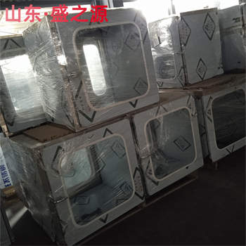 辽宁机械互锁304不锈钢双层大把手传递窗